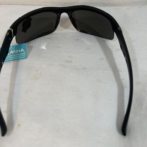 Piranha Mens Sport 1 Wrap Sunglasses Style # 60058 Black - Picture 4 of 5